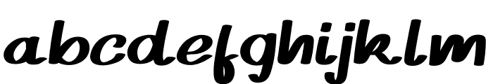 Charging Font LOWERCASE