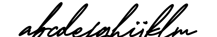Charism Signature Font LOWERCASE