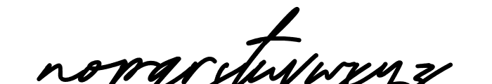 Charism Signature Font LOWERCASE