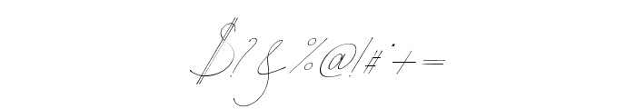 Charles Bridge Italic Font OTHER CHARS