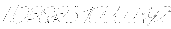 Charles Bridge Italic Font UPPERCASE