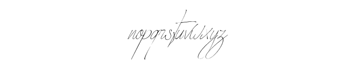 Charles Bridge Italic Font LOWERCASE