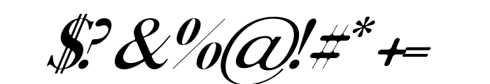 Charles Extra Italic Font OTHER CHARS