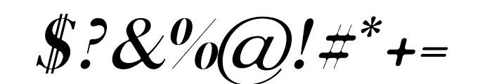 Charles Italic Font OTHER CHARS
