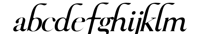 Charles Italic Font LOWERCASE