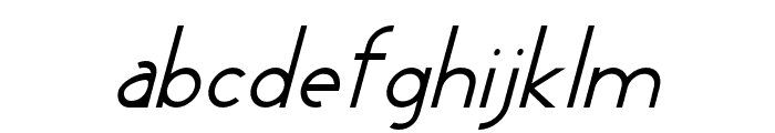 Charles-LightItalic Font LOWERCASE