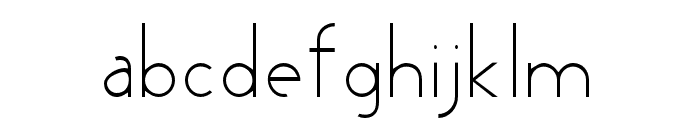 Charles-Thin Font LOWERCASE