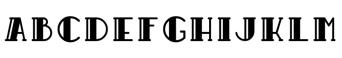 Charlestonian Font LOWERCASE