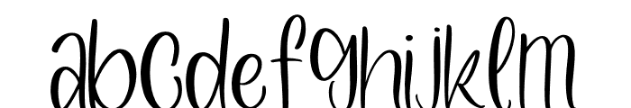 Charlotte Lucky Font LOWERCASE