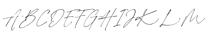Charlotte Signature 2 Regular Font UPPERCASE