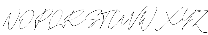 Charlotte Signature 2 Regular Font UPPERCASE