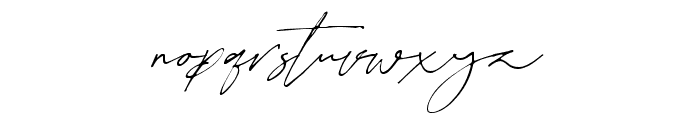 Charlotte Signature 2 Regular Font LOWERCASE