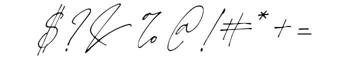 Charlotte Signature Regular Font OTHER CHARS