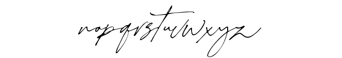 Charlotte Signature Regular Font LOWERCASE