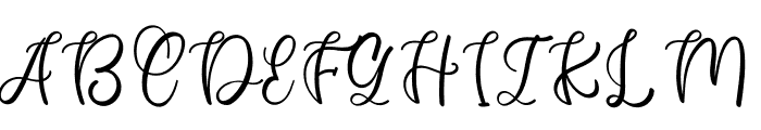 Charlotte Signature Font UPPERCASE