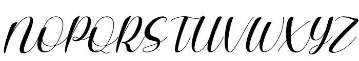 Charlotte Wilson Italic Font UPPERCASE