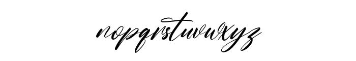 CharlotteMatthew-Regular Font LOWERCASE