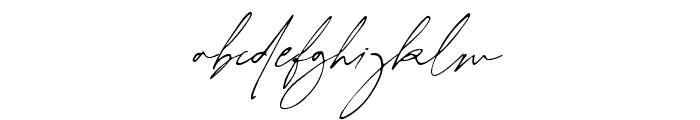 CharlotteSignature-Regular Font LOWERCASE