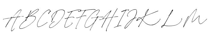 CharlotteSignature2-Regular Font UPPERCASE