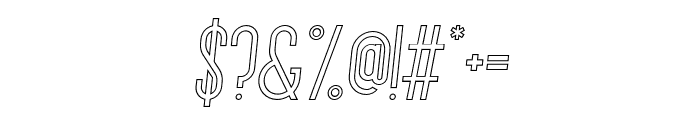 Charlotteline-Italic Font OTHER CHARS