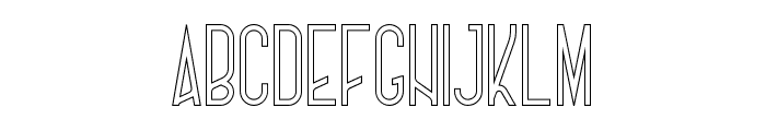 Charlotteline-Regular Font UPPERCASE