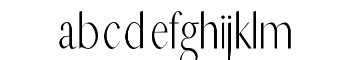 Charlton-Light Font LOWERCASE