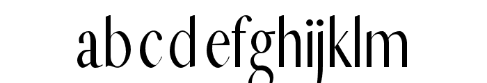 Charlton-Regular Font LOWERCASE