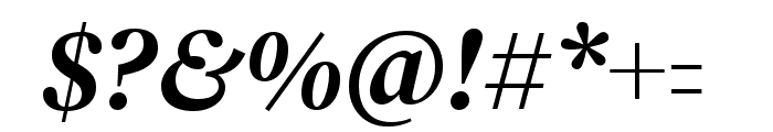 Charm Luxurious Italic Font OTHER CHARS