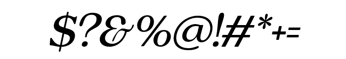 CharmanSerif-Italic Font OTHER CHARS