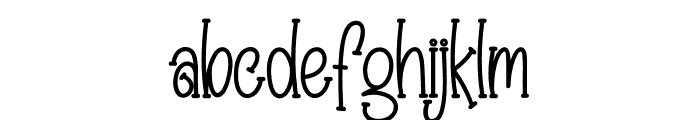 Charming Alpabet Font LOWERCASE