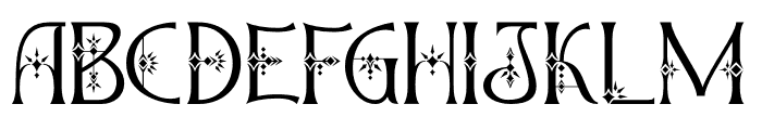 Charming Ornate Font UPPERCASE