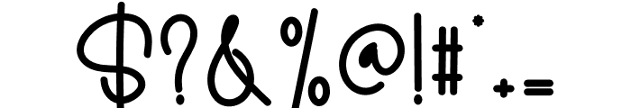 Charming Signature Font OTHER CHARS