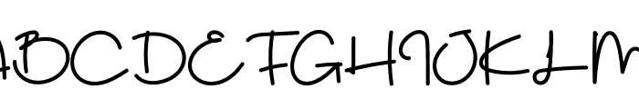 Charming Signature Font UPPERCASE