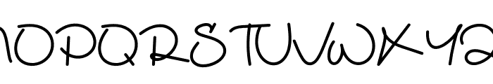 Charming Signature Font UPPERCASE