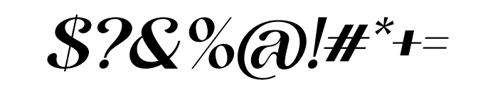 Charquid Italic Font OTHER CHARS