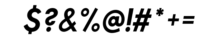 Charrow Extrabold Italic Font OTHER CHARS