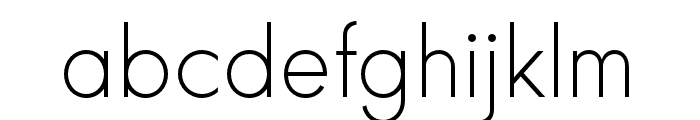 Charrow Extralight Font LOWERCASE