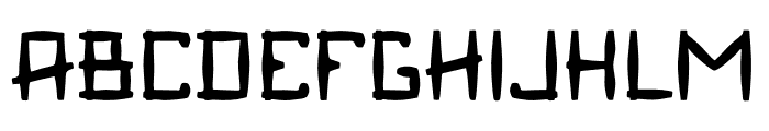 Charshi Font UPPERCASE