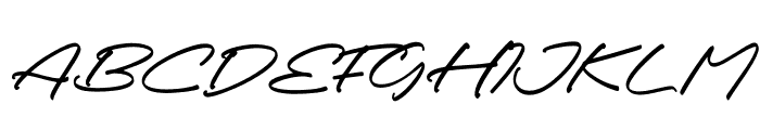 Charstter Fieldman Italic Font UPPERCASE