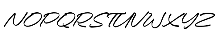 Charstter Fieldman Italic Font UPPERCASE