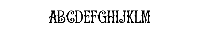 Chartenz-Regular Font UPPERCASE