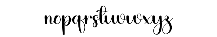 Chasing Hearts Font LOWERCASE