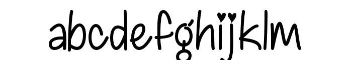 ChasingHearts-Regular Font LOWERCASE