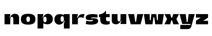 Chaster Expanded Font LOWERCASE