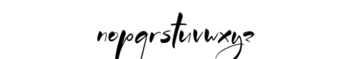 Chastorfield Italic Font LOWERCASE