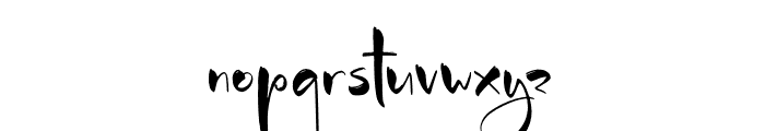 Chastorfield Font LOWERCASE