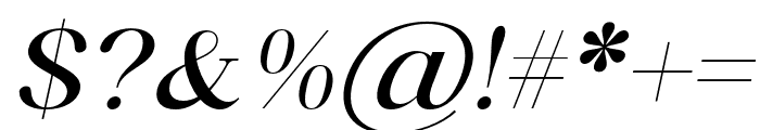 Chatcring-Italic Font OTHER CHARS
