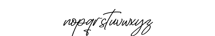Chatterfly Italic Font LOWERCASE