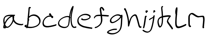 Chay Oo Regular Font LOWERCASE