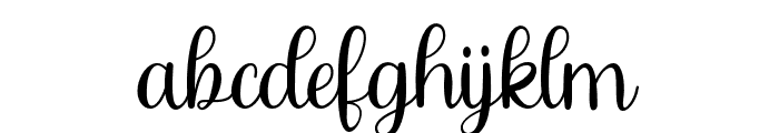 Chaybree Font LOWERCASE
